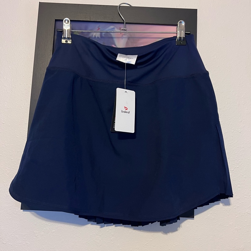 BALEAF women pleated Tennis Short Skirt  High Waisted